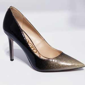 Hazel by Sam Edelman Black/Gold Shimpat